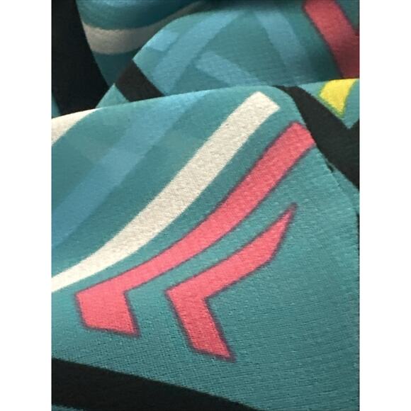 Nicole By Nicole Miller XL Blouse Multicolor Mock Neck Semi-Sheer Long Sleeve - Picture 5 of 6